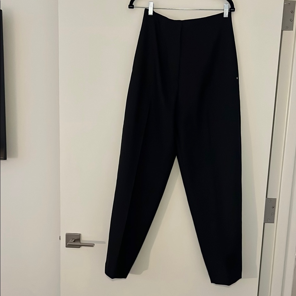 Black High-Waisted Trousers - image 1